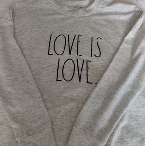 Rae Dunn very light sweatshirt XS